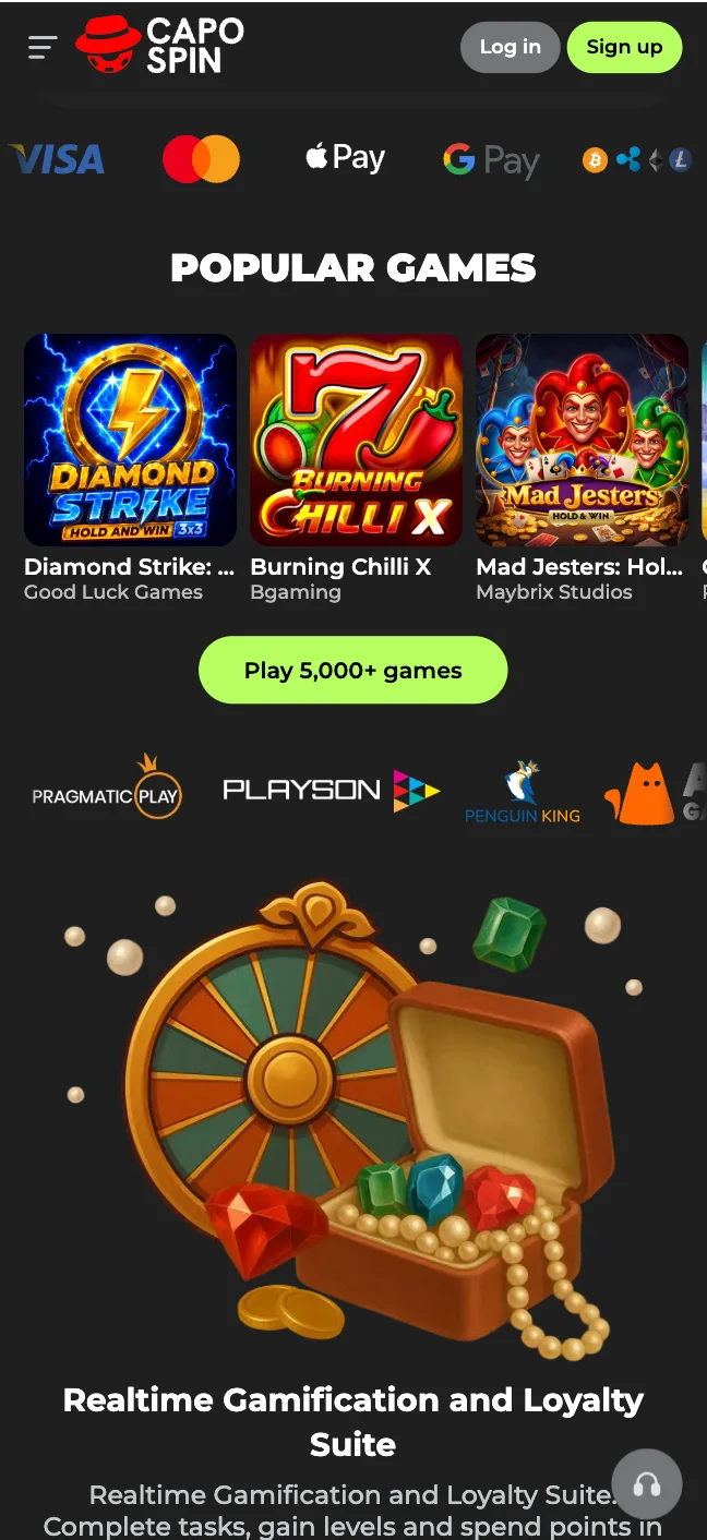 Application Capospin Casino